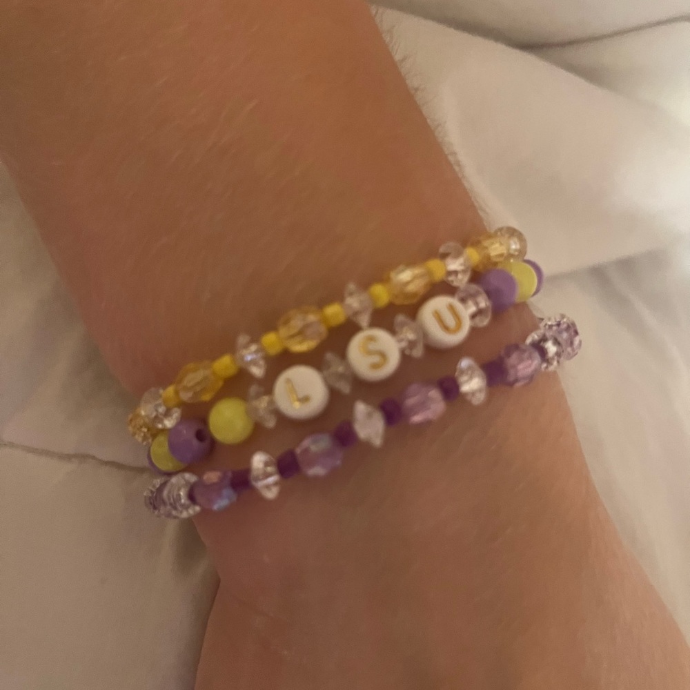 LSU bracelet set
